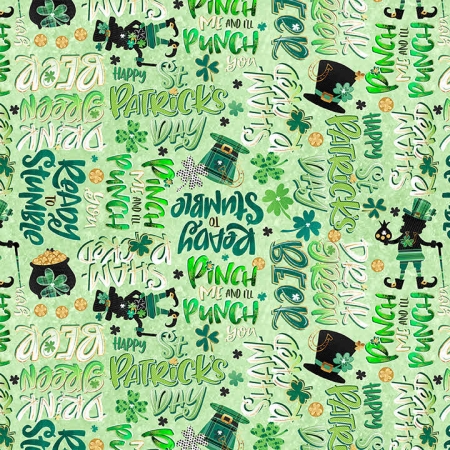 Shamrocked! - Lt. Green St. Pat's Day Words