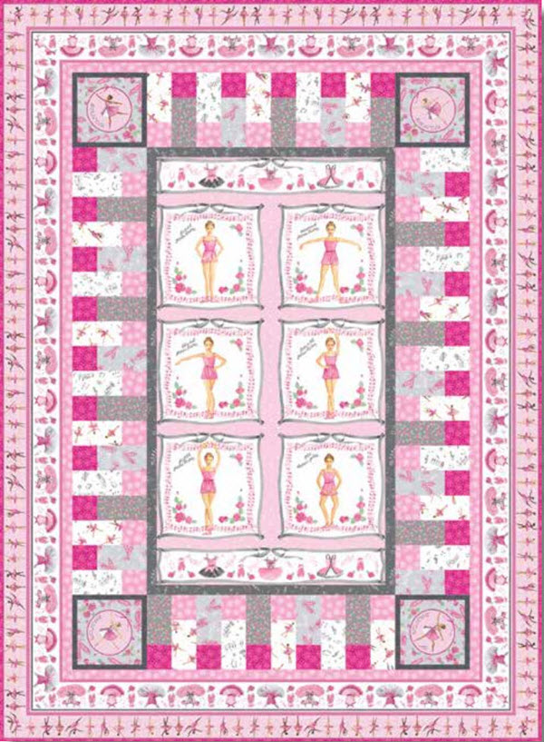 Tutu & Toes Quilt Kit by Nutshell Design