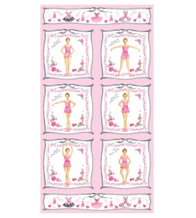 24" Ballet Panel - Pink - ON SALE!