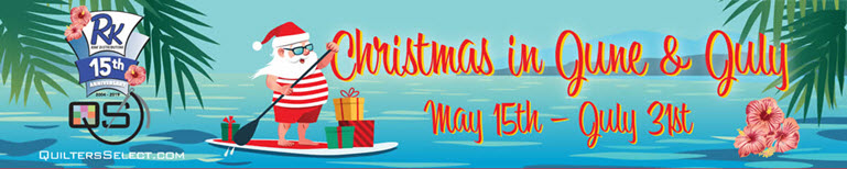 Quilters Select Christmas in June/July 2019