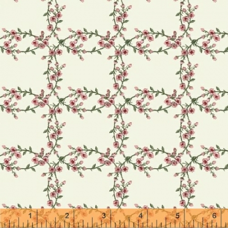 Floral Circles - Off White - ON SALE!