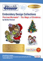 ON SALE! Floriani Design Collection Precious Moments - The Magic of Christmas + FREE SHIPPING!