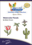 Floriani Embroidery Design Collection - Watercolor Florals by Walter Floriani - More Details