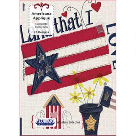 Floriani Embroidery Design Collection - Americana Applique