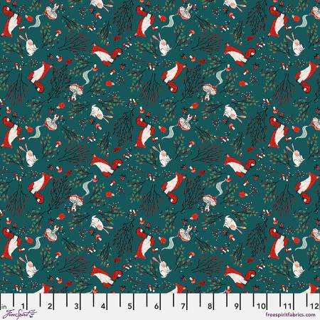 Enchanted Forest Forest Floor - Teal