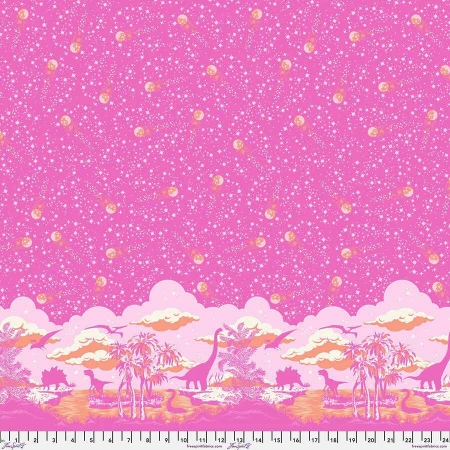 Roar! by Tula Pink - Blush Meteor Showers