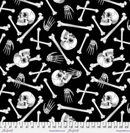Scaredy Cat by Rachel Hauer - Black Skeletons