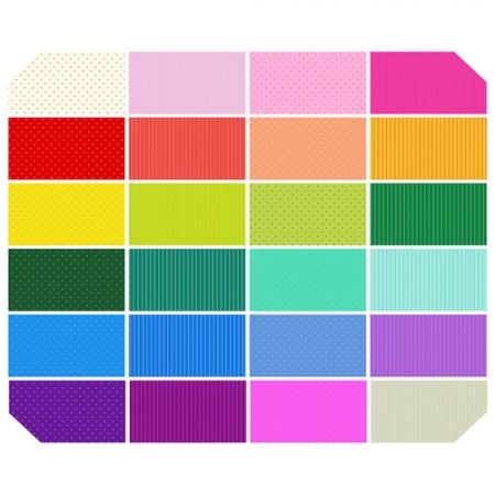 Tula Pink Tiny True Colors 5" Charm