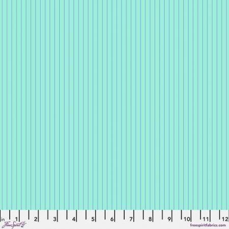 Tula Pink True Colors - Tiny Stripes Misty