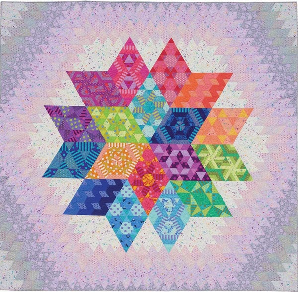 Nebula Block of the month quilt