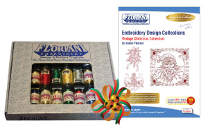 Floriani Deluxe Holiday Thread Set  + FREE SHIPPING!