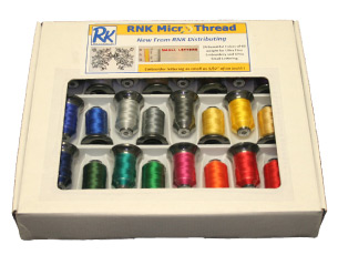RNK Micro Thread - Primary Colors 24 Spool Thread Set