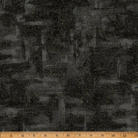 Christmas Splendor - Texture Ground Black/Gold
