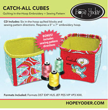Catch All Cubes Embroidery Collection - More Details