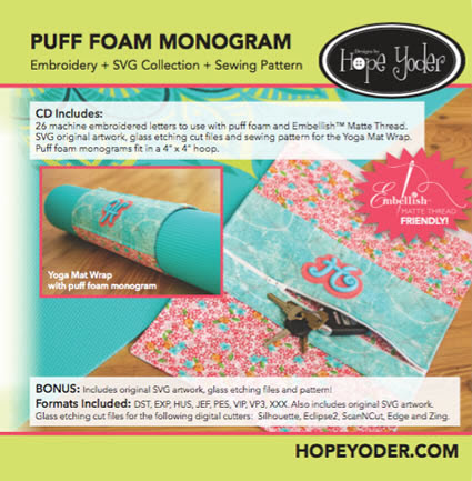 Puff Foam Monograms & Yoga Mat