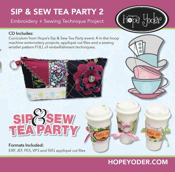 Hope Yoder Sip & Sew Tea Party Volume 2