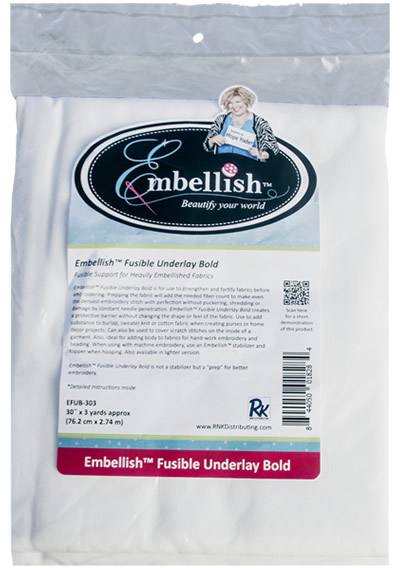 Embellish Fusible Underlay Bold