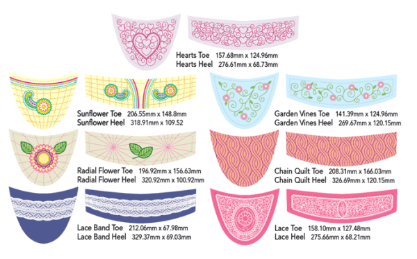 Espadrille Fabric Couture Embroidery Collection
