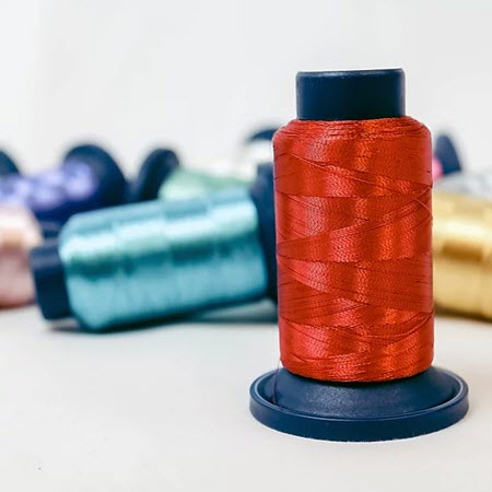 Embellish Metallic Thread - Red