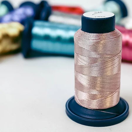 Embellish Metallic Thread - Peach