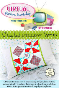 Virtual Pattern Workshop - Pinwheel Pillow Wrap