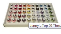 ON SALE! Jenny's Top 50 Thread Set - More Details