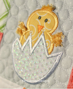Hoppy Easter Pillows Bench Pillow Machine Embroidery Cd