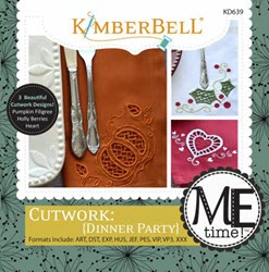Cutwork: Dinner Party - Machine Embroidery CD - More Details