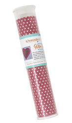 Applique Glitter Sheet -  Silver Pink Polka Dot LIMITED QTY AVAILABLE! - More Details