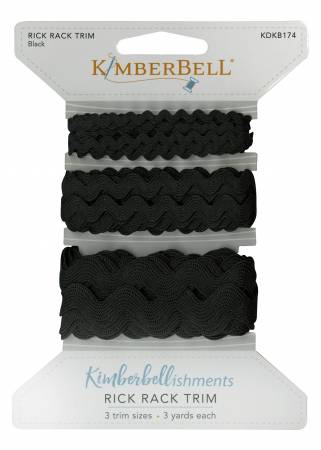 Kimberbellishments Rick Rack Black - LIMITED QTY AVAILABLE!