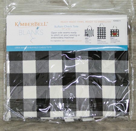 Kimberbell Buffalo Check Tote - LIMITED QTY AVAILABLE!
