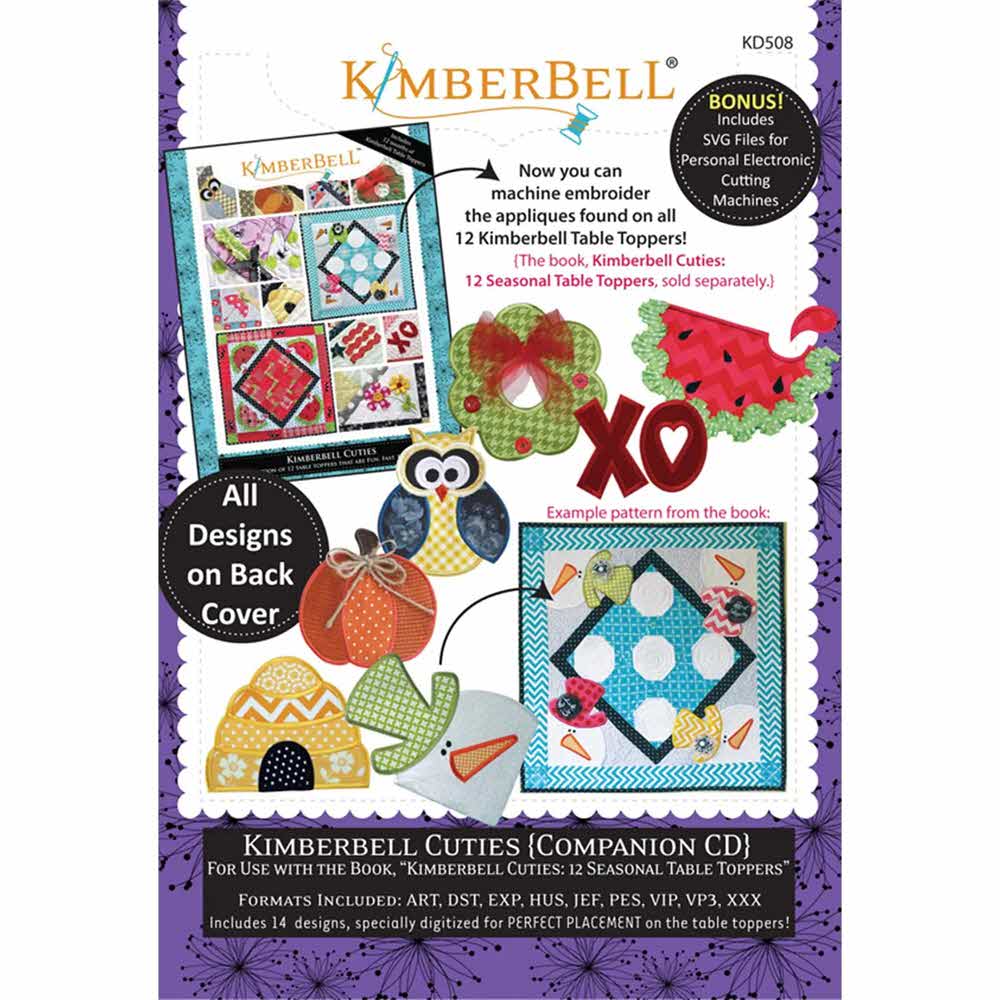 Kimberbell Cuties Companion - Machine Embroidery CD - LIMITED QTY AVAILABLE!