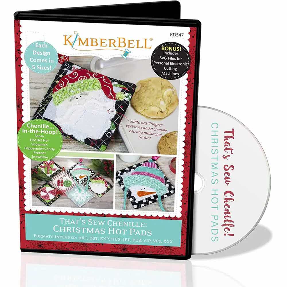 That's Sew Chenille: Christmas Hot Pads - Machine Embroidery CD