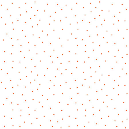 Kimberbell Basics - White/orange Tiny Dots