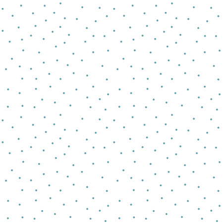 Kimberbell Basics - White/teal Tiny Dots