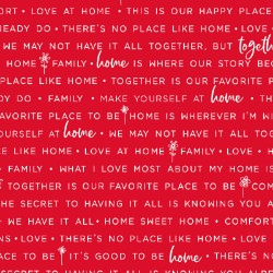 Make Yourself at Home - Home Phrases Red - More Details