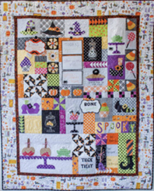 Broomhilda's Bakery Quilt Kit - White (Fabric, Embellishments, & Design)