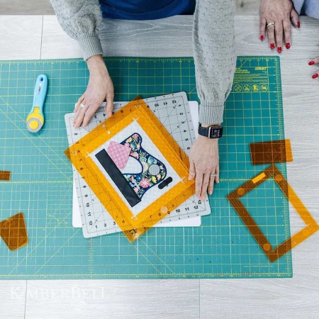 Kimberbell - Orange Pop Ruler - Rectangles