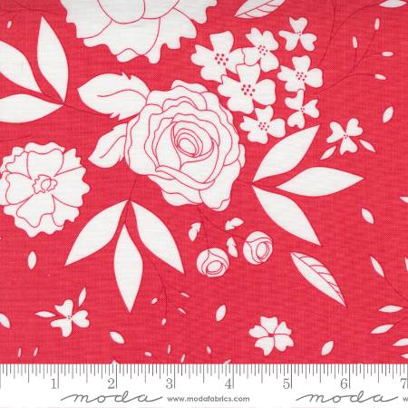 Beautiful Day - Blooms Floral Scarlet
