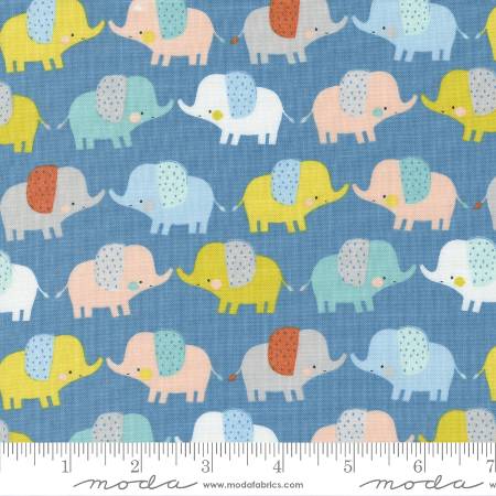 Delivered with Love - Baby Children Elephants Blue