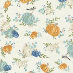 Harvest Wishes - Pumpkin All Over Whitewashed - More Details
