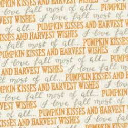 Harvest Wishes - Fall Words Whitewashed - More Details