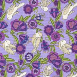 Pansys Posies - Pansies Watercolor Lavender - More Details