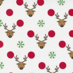 Reindeer Games -  Reindeer Dots Winter White - More Details