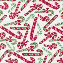 Reindeer Games - Candy Cane Dance Winter White - More Details