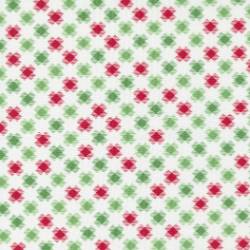 Reindeer Games - Checkered Squares Winter White - More Details