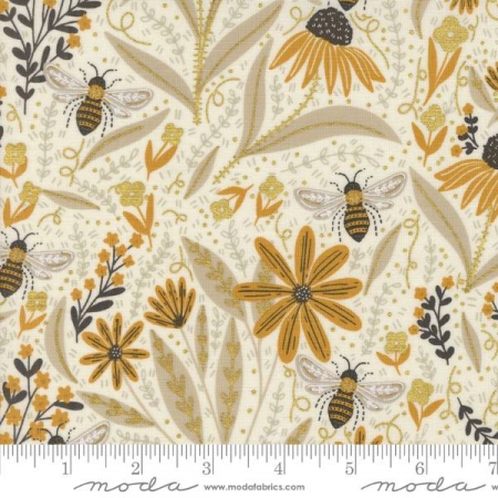 Bee Garden - Metallic Porcelain Floral Bees