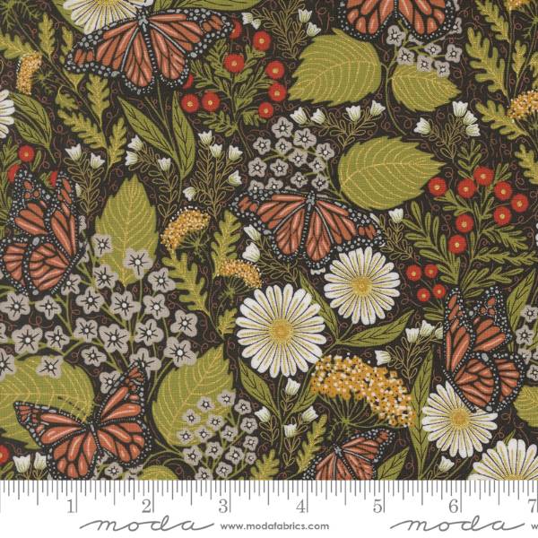 Bee Garden - Metallic Black Summer Butterfly