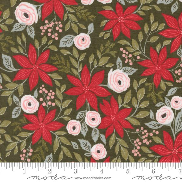 Berry And Pine -  Wintergreen Poinsettia Party