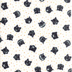Dot Dot Boo White Black Cat - More Details